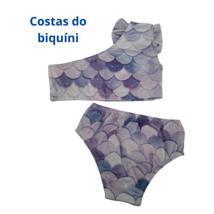 Imagem de Biquini Infantil Menina Juvenil Proteção UV Verão Moda Praia