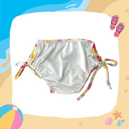 Imagem de Biquini Infantil Menina Top Alça Cruzada 2 ao 8 Forrado Confortável Moda Praia Verão