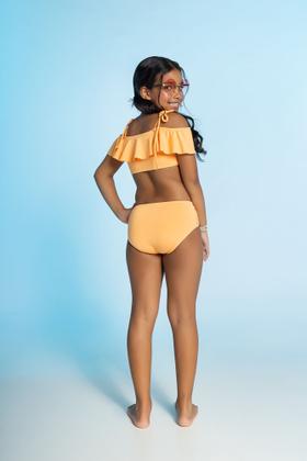 Imagem de Biquini infantil ombro a ombro laranja