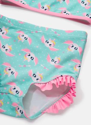 Imagem de Biquini Infantil Unicornio Verde Água 110200314 Puket