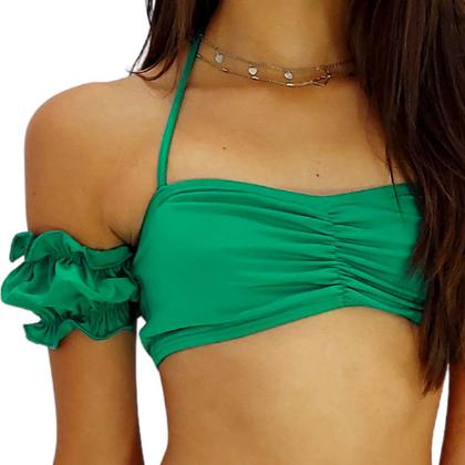 Imagem de Biquini Juvenil De Manguinha Sem Bojo Com Calcina Asa Delta