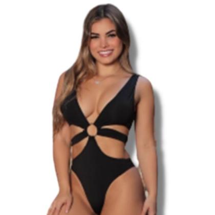 Imagem de Biquini Maio Feminino Praia Bojo Branco Body Maio Bojo Verão