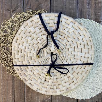 Imagem de Biquíni Marquinha De Fita Onça Preto