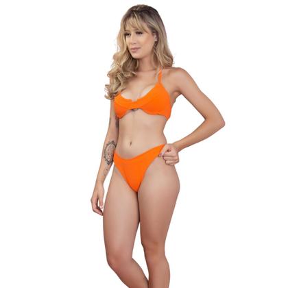 Imagem de Biquíni Meia Taça Aereo WLS Modas Textura Asa Delta Fio Duplo