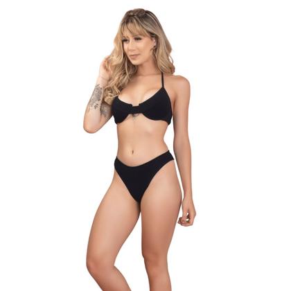 Imagem de Biquíni Meia Taça Aereo WLS Modas Textura Asa Delta Fio Duplo