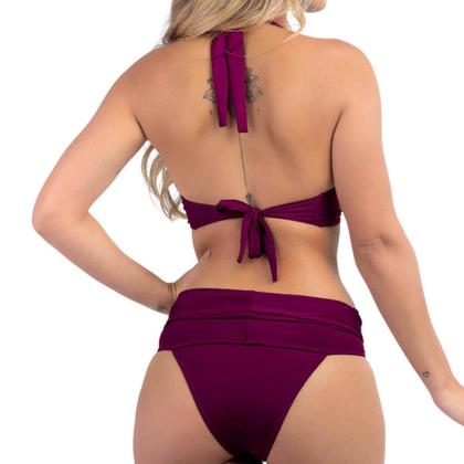 Imagem de Biquíni Meia Taça Com Bojo Sustentação E Calcinha Hot Pant