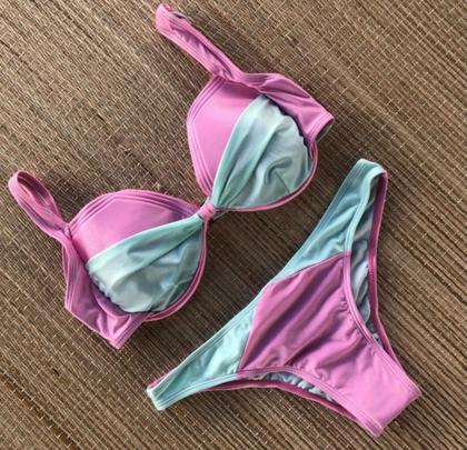 Imagem de Biquini Meia Taça Liso Colorido  Blogueira Papilloo