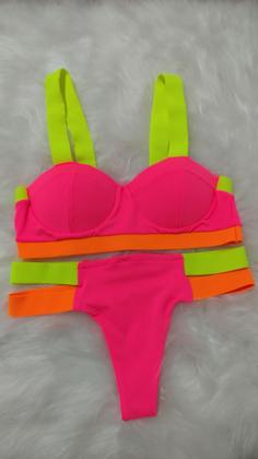 Imagem de Biquini Moda Blogueira Gringa Modelo Da Juliette Duas Tiras