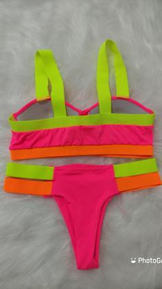 Imagem de Biquini Moda Blogueira Gringa Modelo Da Juliette Duas Tiras