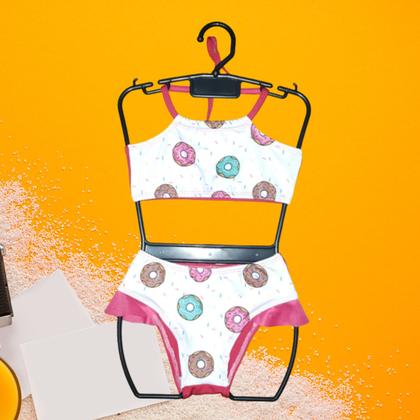 Imagem de Biquini Moda Praia Infantil Tamanhos 2 ao 8