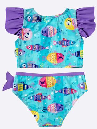 Imagem de Biquíni Peixes Top e Calcinha Kids Tip Top
