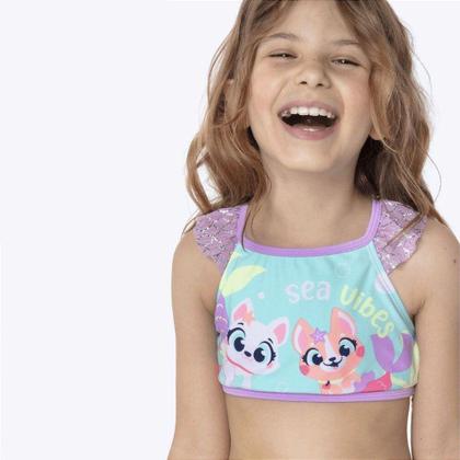 Imagem de Biquíni Pet Sereia Infantil Menina Moda Praia Puket 110401109