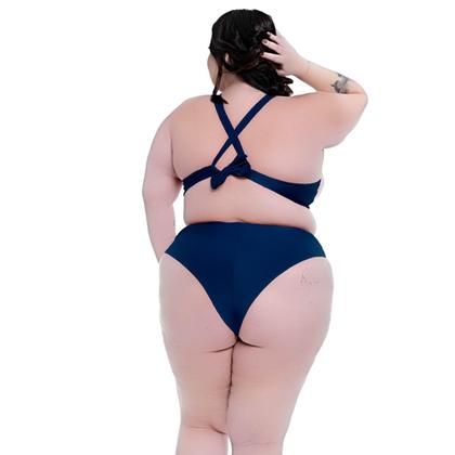 Imagem de Biquini Plus Size Bojo Torcido Calcinha Fio Duplo Ajustável
