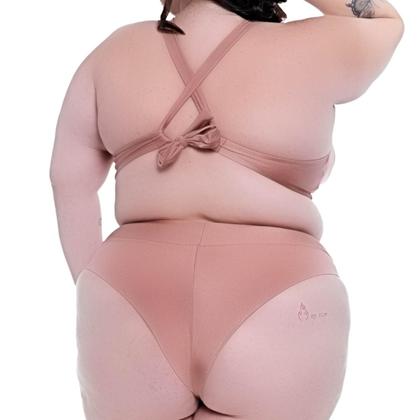 Imagem de Biquini Plus Size Bojo Torcido Calcinha Fio Duplo Ajustável