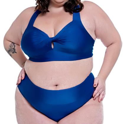 Imagem de Biquini Plus Size Bojo Torcido Calcinha Fio Duplo Ajustável