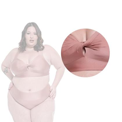 Imagem de Biquini Plus Size Bojo Torcido Calcinha Fio Duplo Ajustável
