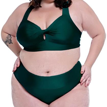 Imagem de Biquini Plus Size Bojo Torcido Calcinha Fio Duplo Ajustável