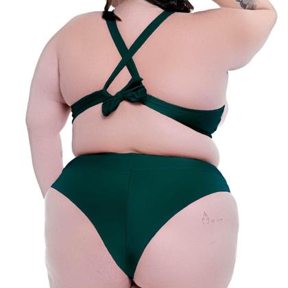 Imagem de Biquini Plus Size Bojo Torcido Calcinha Fio Duplo Ajustável