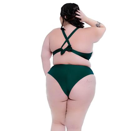 Imagem de Biquini Plus Size Bojo Torcido Calcinha Fio Duplo Ajustável