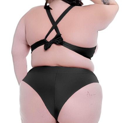 Imagem de Biquini Plus Size Bojo Torcido Calcinha Fio Duplo Ajustável