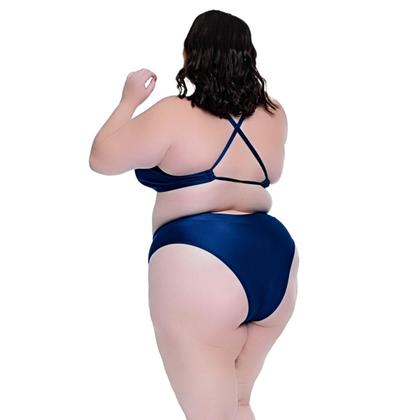 Imagem de Biquíni Plus Size Com Bojo Removível Disfarça Barriguinha