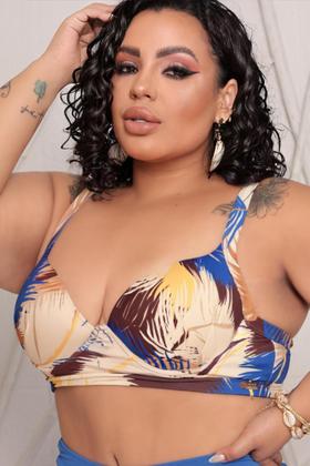 Imagem de Biquini Plus Size- Com Calcinha Fio Duplo- Tamanho Especial