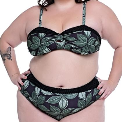Imagem de Biquíni Plus Size Estampado Detalhe Bojo Fixo Com Regulador