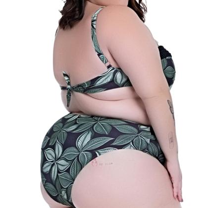 Imagem de Biquíni Plus Size Estampado Detalhe Bojo Fixo Com Regulador