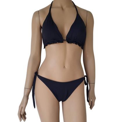 Imagem de Biquini Praia Preto Asas Delta Bikini Musa De Verão 35