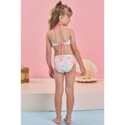 Imagem de Biquíni reversível dry com proteção uv 50+ estampado flora infanti
