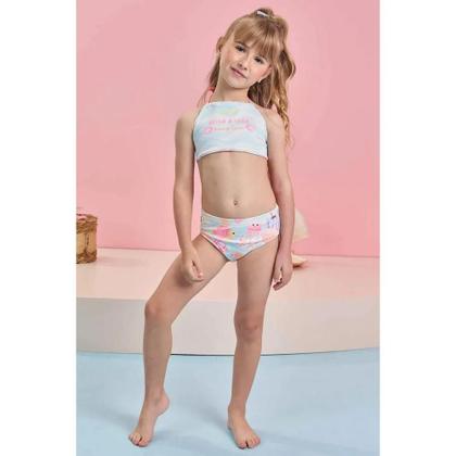 Imagem de Biquíni reversível dry com proteção uv 50+ estampado flora infanti