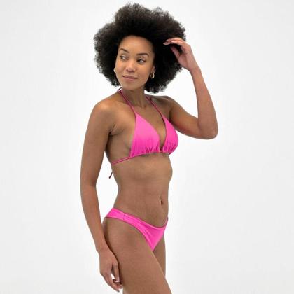 Imagem de Biquíni Sabrieli Liso Cortininha com Bojo String Feminino