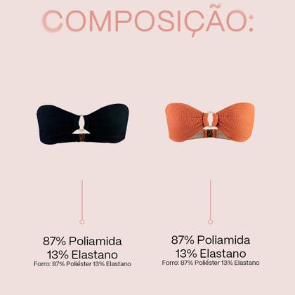 Imagem de Biquini sem alça Feminino Confortável She
