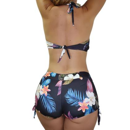 Imagem de Biquíni Shorts/Shortinho Com Top Cropped Com Bojo