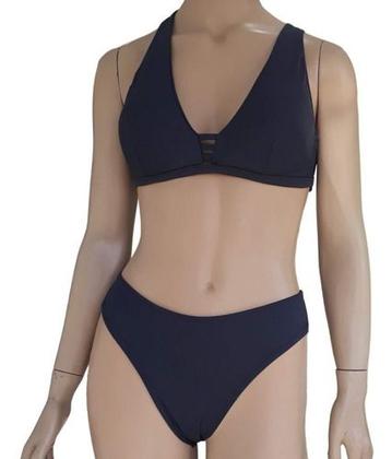 Imagem de Biquini Sustentação Top Com Fecho E Calcinha Fio Duplo 533