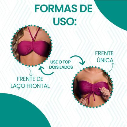 Imagem de Biquíni Sutiã Avulso Selene sem alça Com Bojo Removível