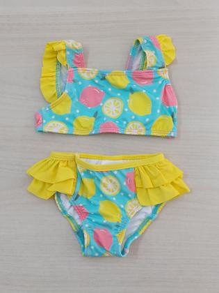 Imagem de Biquíni Tip Top Limão Com Babado E Proteção Uv50+ Cód: 304