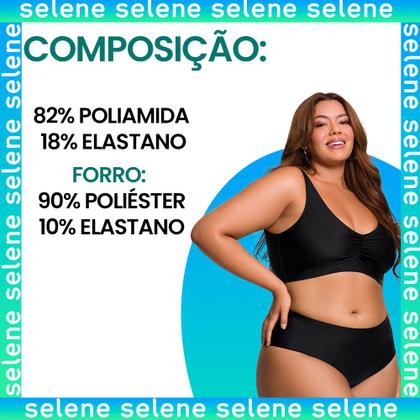 Imagem de Biquíni Top Regata Avulso Plus Size Liso Básico Selene