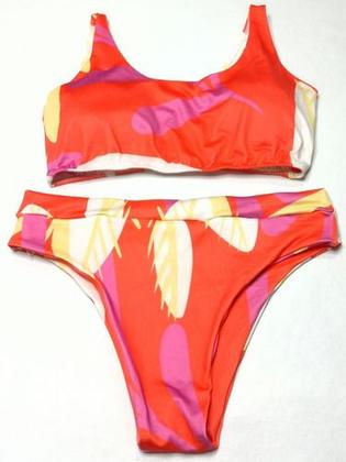 Imagem de Biquíni Top Regata Com Bojo Cintura Alta Plus Size 48/50