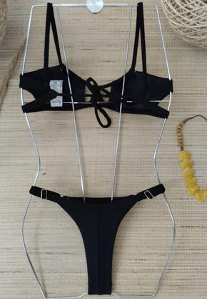 Biquini Top Texturizado Com Decote Com Calcinha Reguladora Fio Duplo - Multmix Imagem de Biquini Top Texturizado Com Decote Com Calcinha Reguladora Fio Duplo