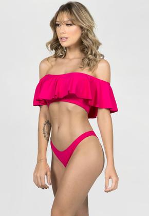 Imagem de Biquíni Vekyo Ciganinha Ombro a Ombro Lycra Liso