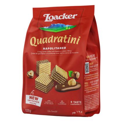 Imagem de Bisc loacker quadratini napolitaner 125g