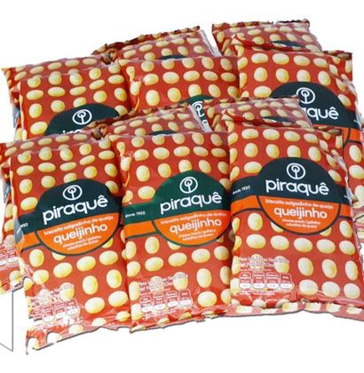 Imagem de Biscoito Bolacha Queijinho Piraque Salgado 05 X 100gr Cada