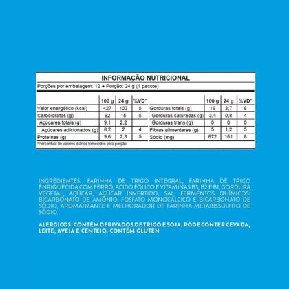 Imagem de Biscoito Club Social Integral Kit 5 packs de Bolachas 288g