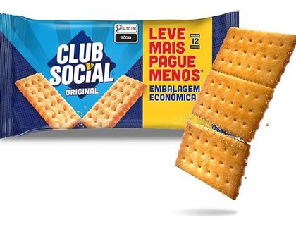 Imagem de Biscoito Club Social Original Atacado Caixa Com 240 Unidades