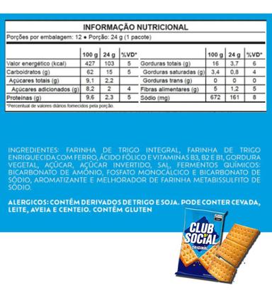 Imagem de Biscoito Club Social Original Atacado Caixa Com 240 Unidades