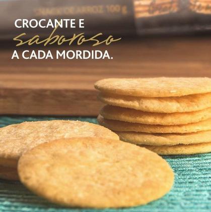 Imagem de Biscoito De Arroz Importado, 6 Pacotes De 100G, Kalassi