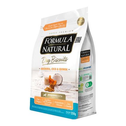 Imagem de Biscoito Fórmula Natural Dog Biscuits para Cães Adultos de Pequeno Porte Sabor Abóbora, Coco e Quinoa 250g