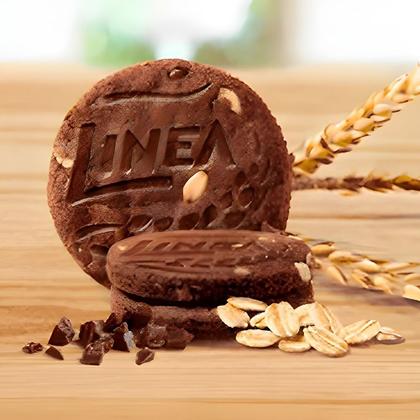 Imagem de Biscoito Integral Linea Cacau e Cereais Kit 3 Pacotes 100g