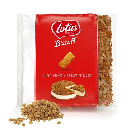 Imagem de  Biscoito Lotus Biscoff Moído Crumbs Kit 3 pacotes de 750g